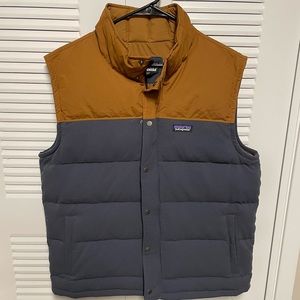 Patagonia Vest, Two Tone Brown & Bluish Grey, Sz L